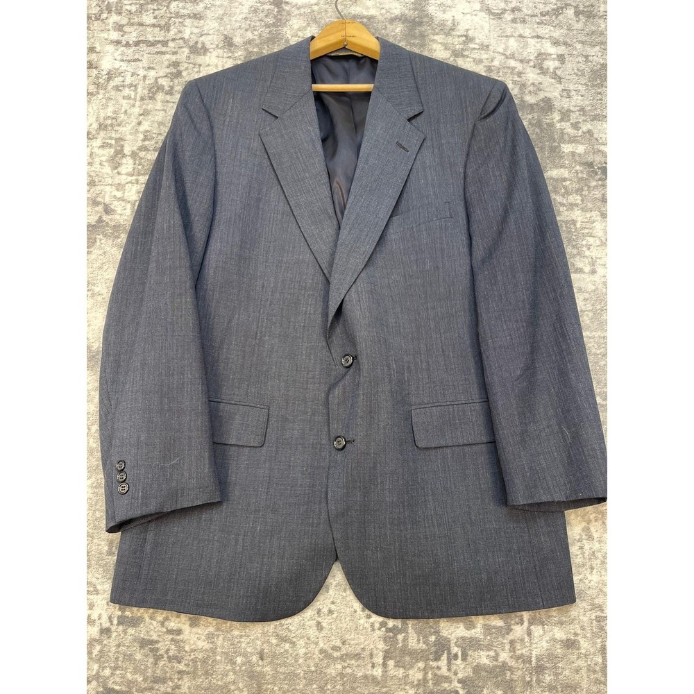 Vtg Brooks Brothers Mens 44R Blazer USA Textured 2 Button Classic‎ Preppy Ivy